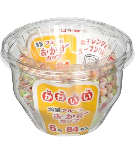 Amazon｜日本デキシー お弁当 おかずケース 大好き 6号84枚 徳用